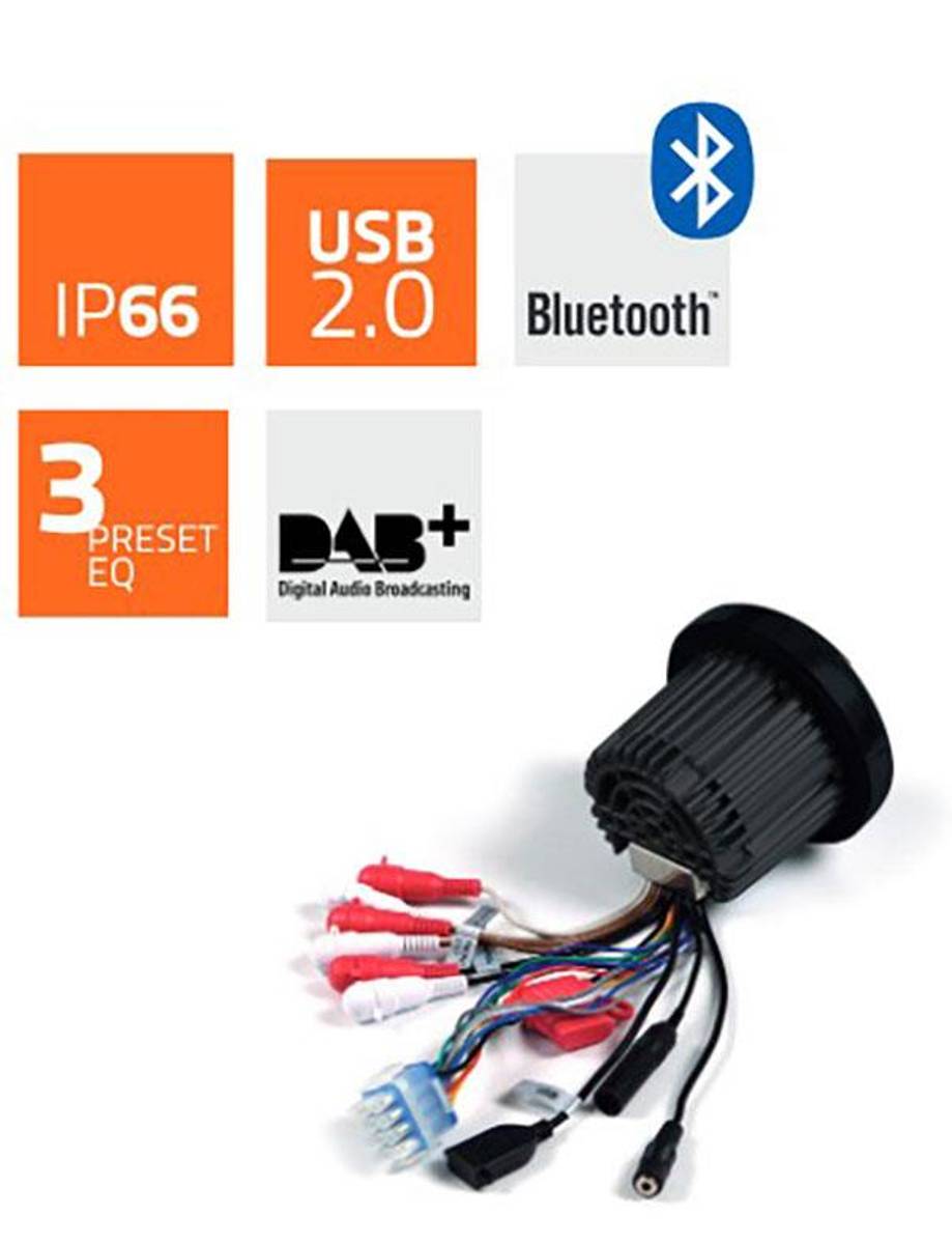 Hertz HMR10D Marine DAB+ radio m/blåtann
