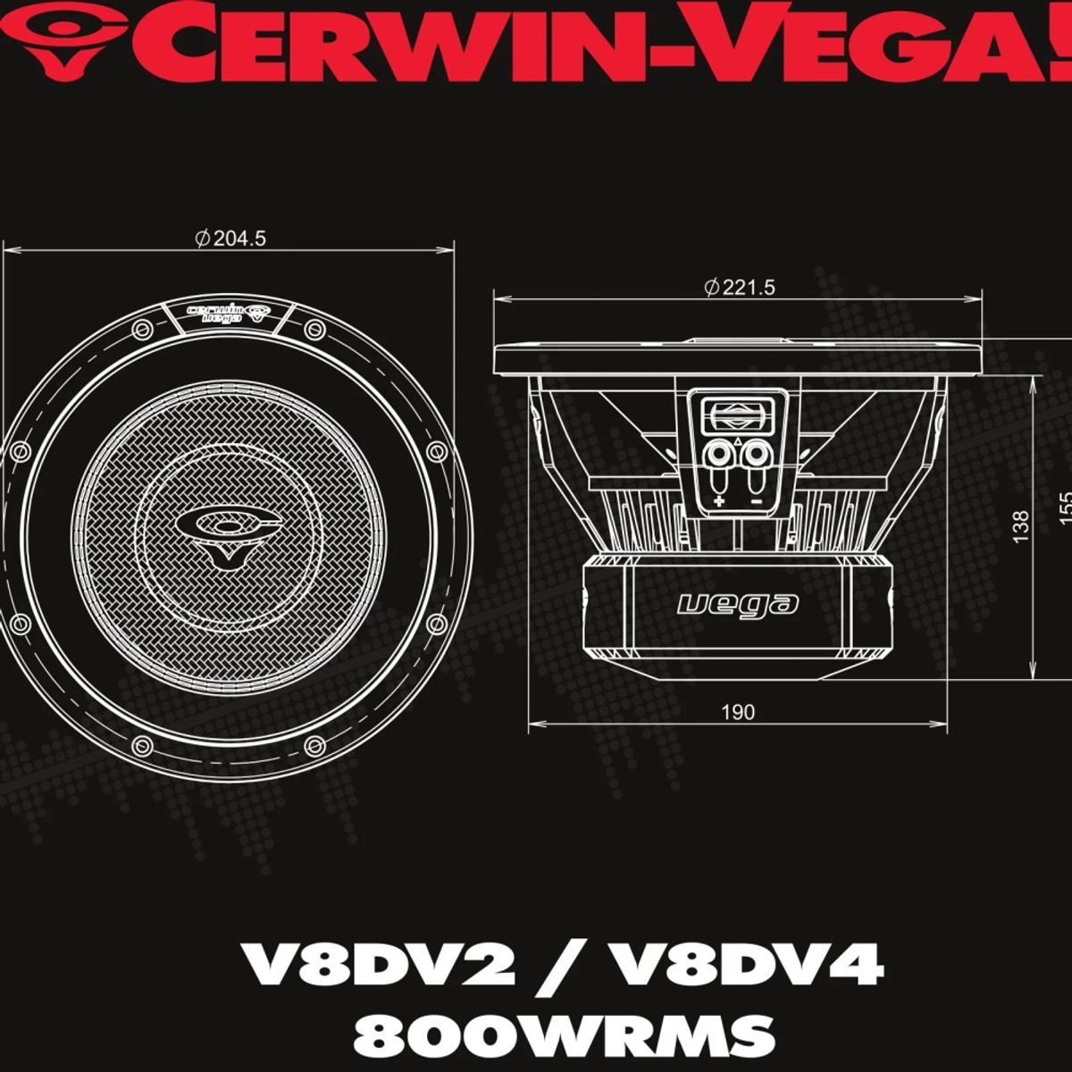 Cerwin Vega V8DV2 Vega 8