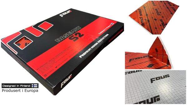 Hovedbilde  FOUR S2 BaseMat 2,5mm 50x37cm, 2,59m2