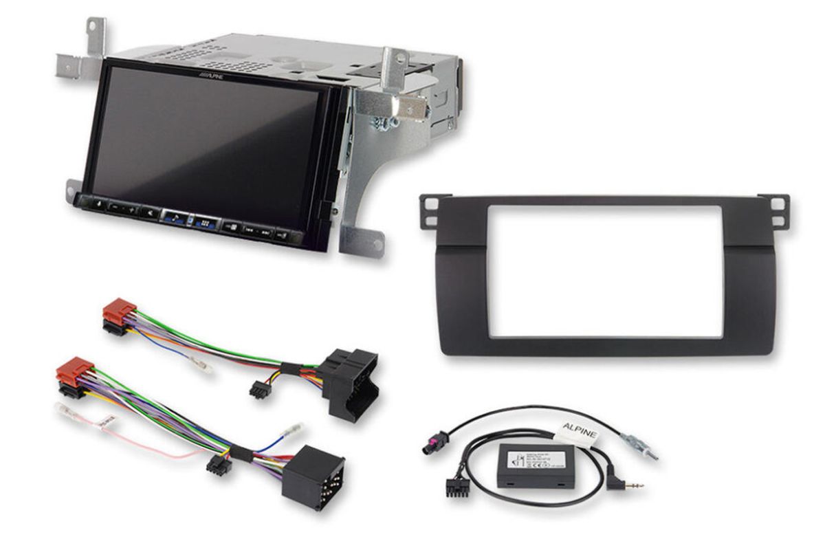 Alpine ILX-705E46, BMW 4x50W, Bluetooth, USB, DAB, CarPlay